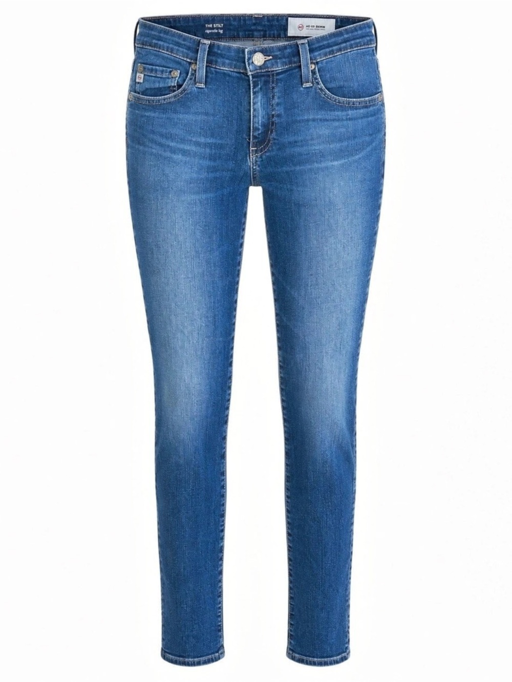 AG Adriano Goldschmied The Stilt Jeans Womens 28R Cigarette Leg Made USA